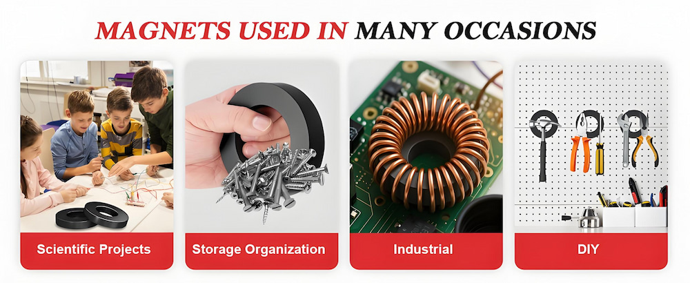 ferrite strong magnets for diy science projects