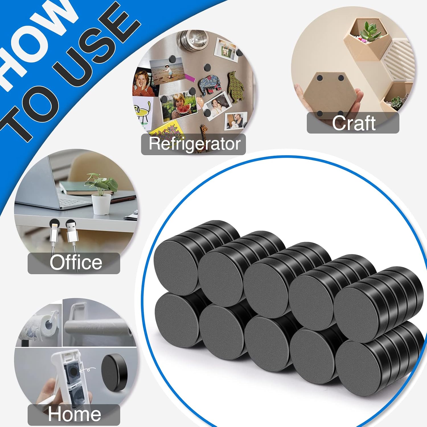 DIY used black round disc ndfeb magnet DIY used black round disc ndfeb magnet