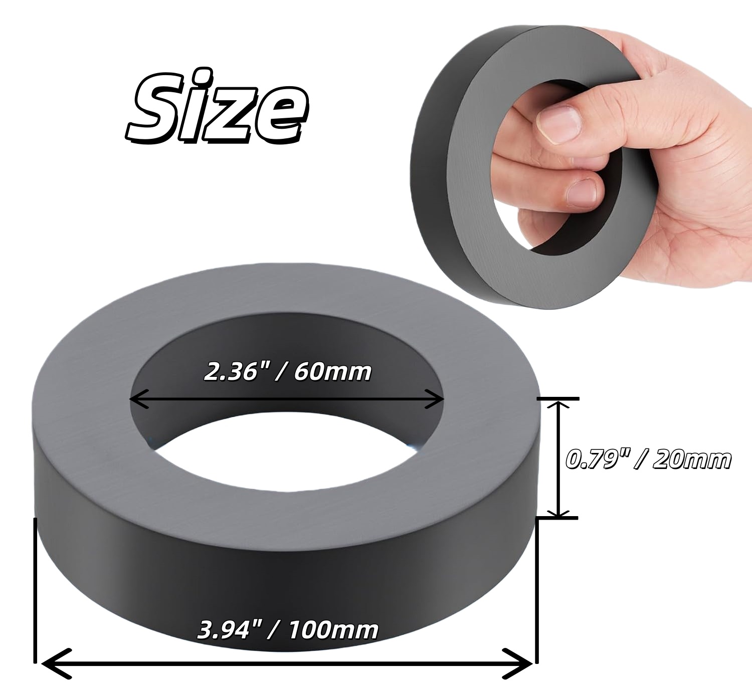 Industrial Heavy Duty Large Ring Round Ferrite Magnets Industrial Heavy Duty Large Ring Round Ferrite Magnets