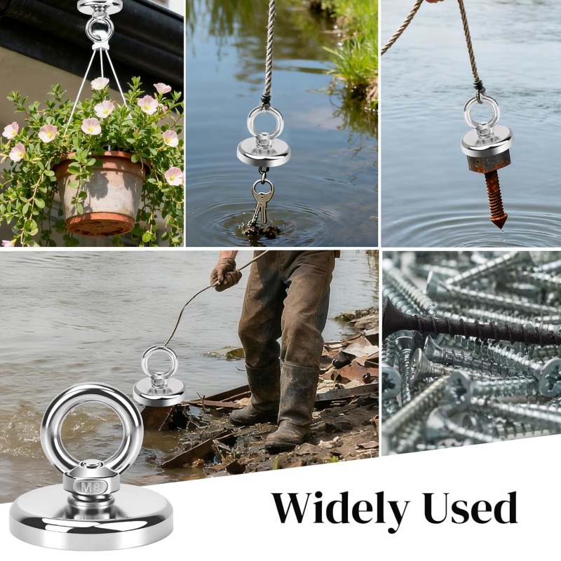 Nickel coated recovery magnets