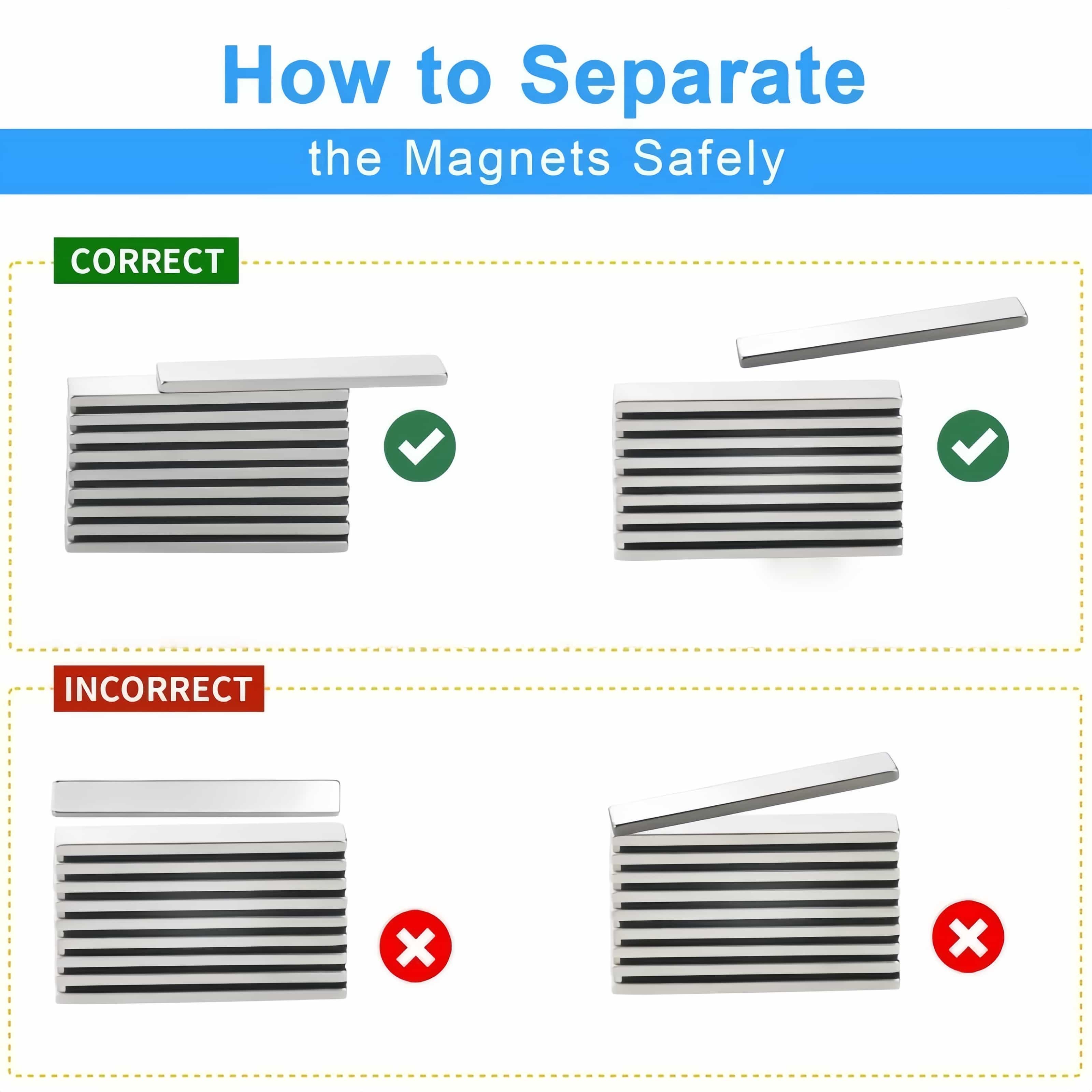 Powerful magnetic force nickel plated magnet
