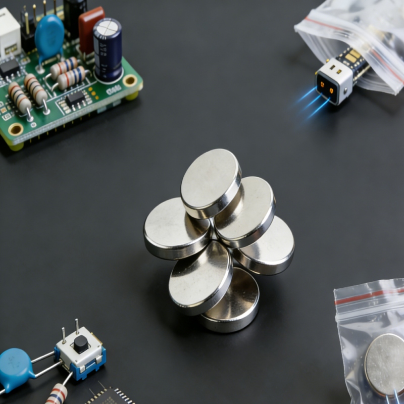 Small Disc Neodymium Magnets Nickel Coated