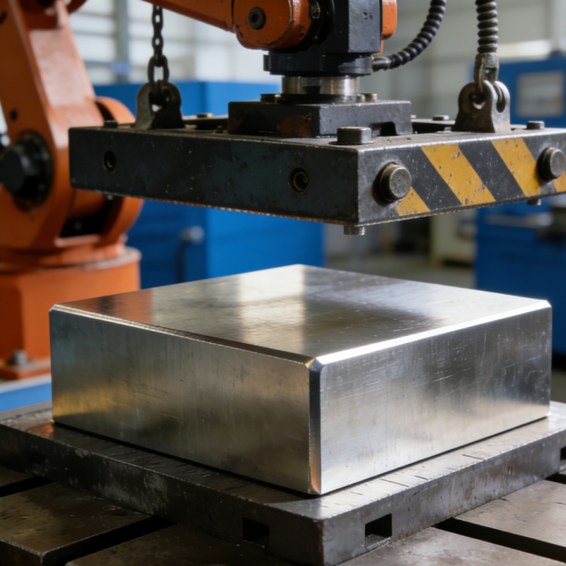 Large Square Block Magnets Industrial Usage