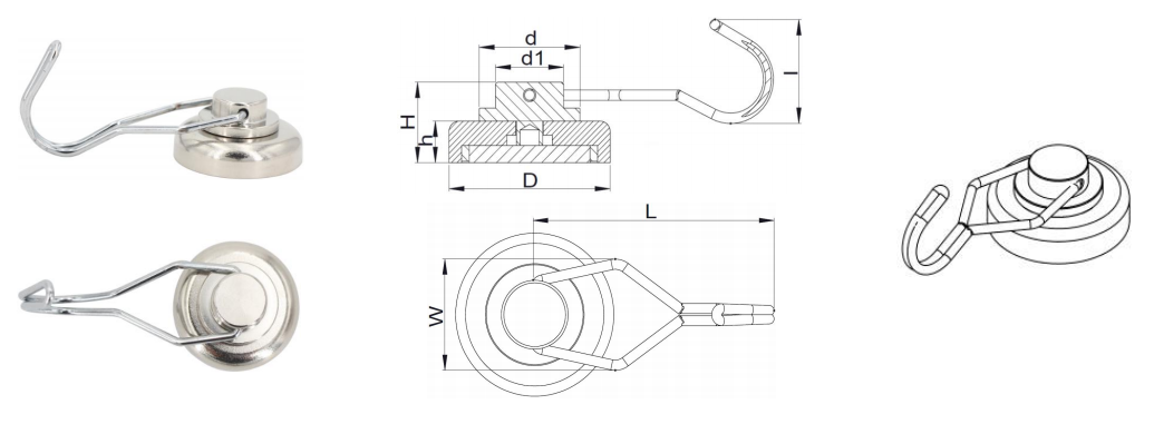 strong magnetic hook for home office
