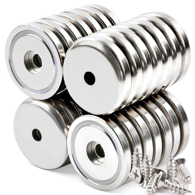 95 Lbs Pulling Force Strong Neodymium Round Base Cup Magnet