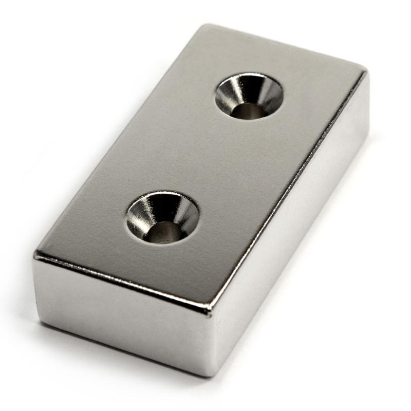 High performance nickel coated countersunk magnet