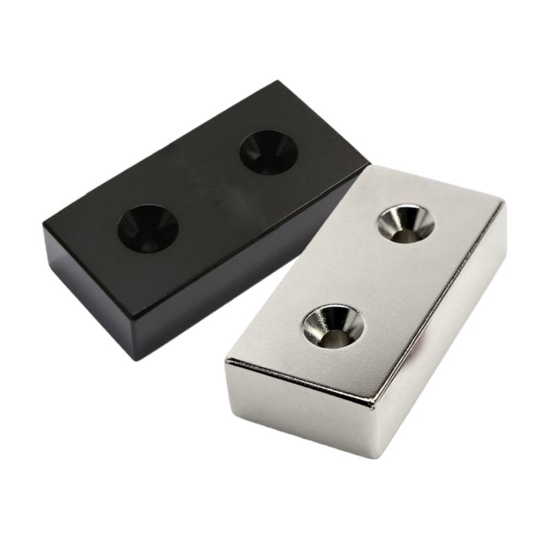 High strength mounting magnet with nickel plating