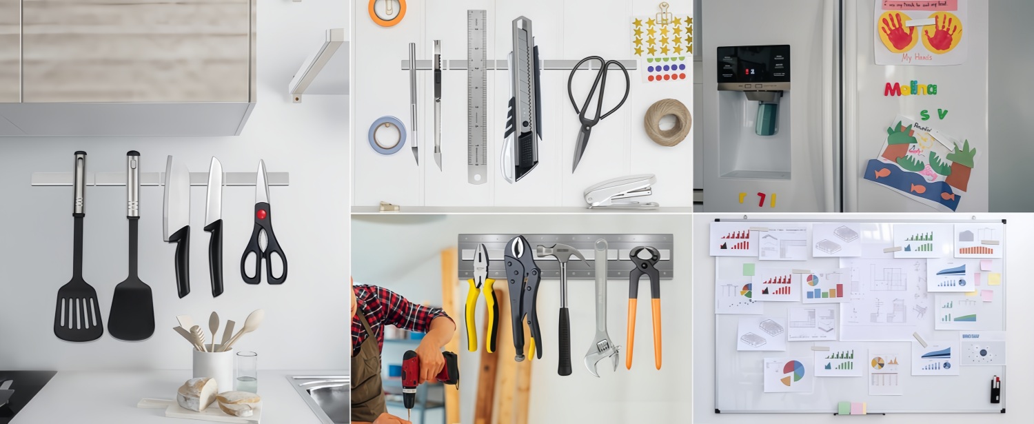 Refrigerator reasonable price nickel block magnets