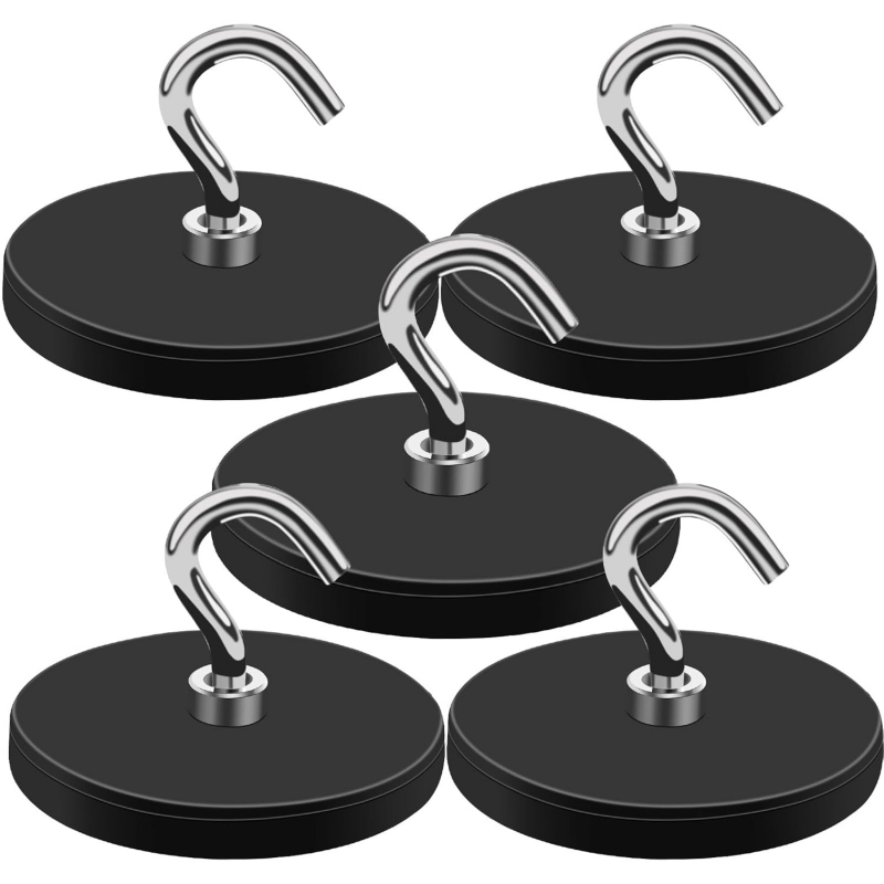 Rubber coated magnets with M4 threaded