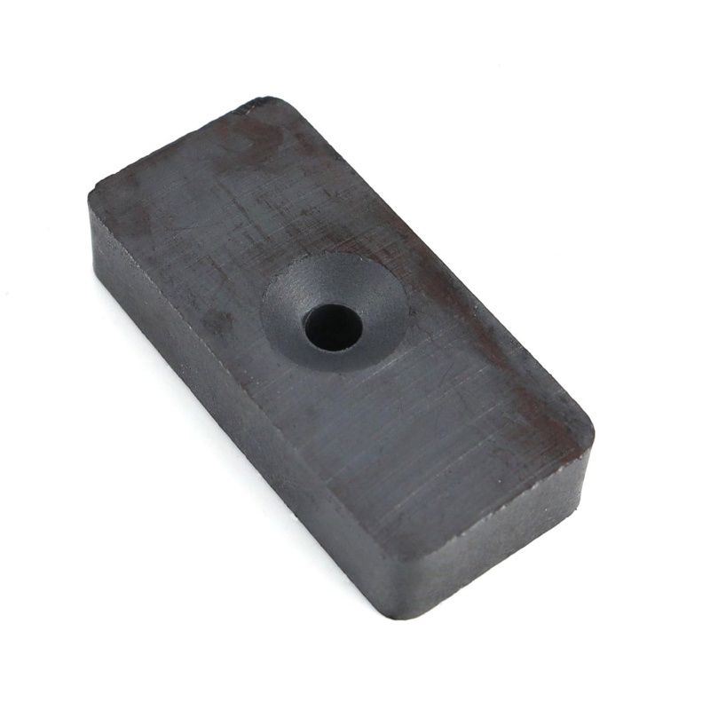 block ferrite magnet with hole