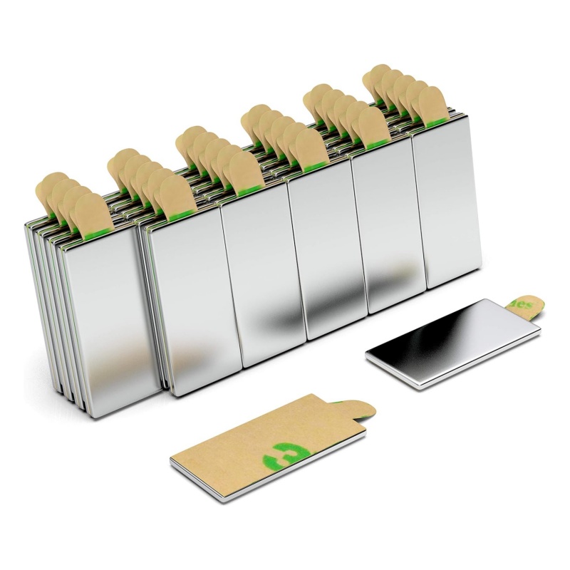 Self Adhesive Flat Block Neodymium Magnets Self Adhesive Flat Block Neodymium Magnets