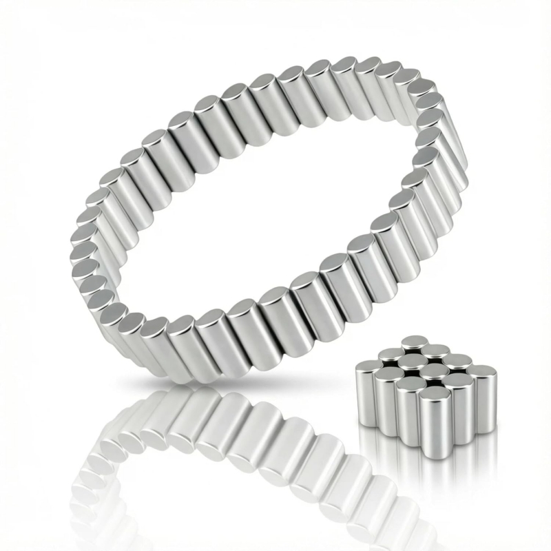 Durable N52 rod neodymium magnet in stock