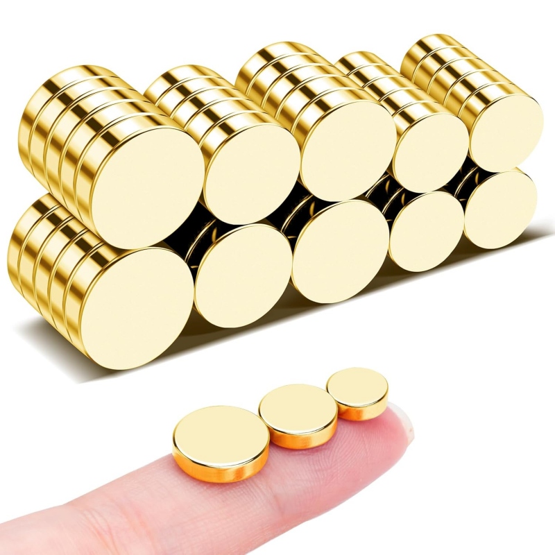 High performance gold coated neodymium magnet