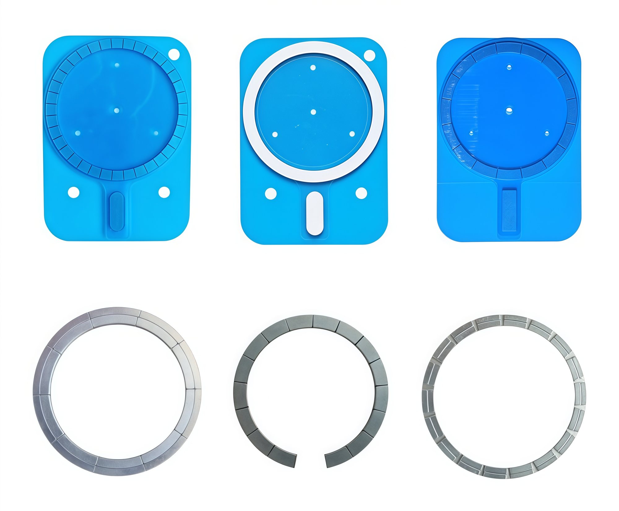 Custom Available Nickel Coated Magnetic Wireless Charging Ring