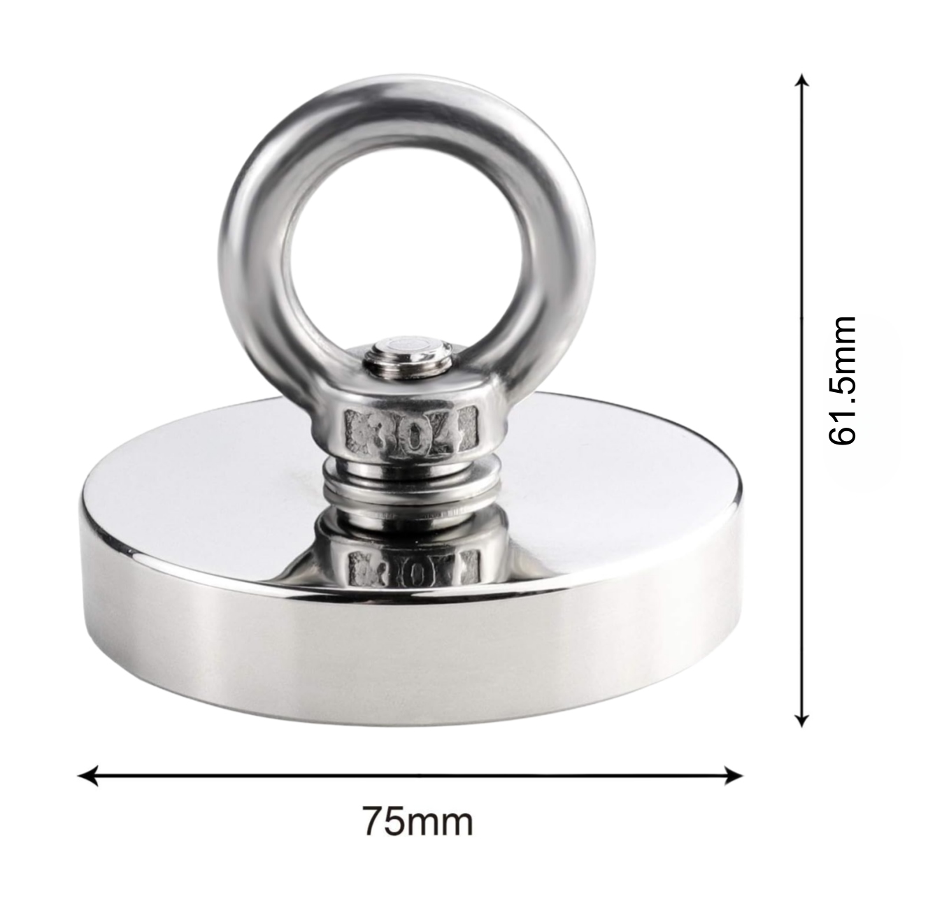 Dropshipping 700LBS Pulling Force Fishing Magnet With Detachable Eyebolt Dropshipping 700LBS Pulling Force Fishing Magnet With Detachable Eyebolt