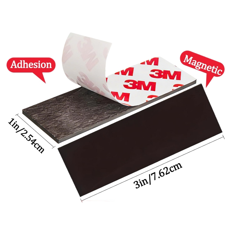 Dropshipping Black Flexible Magnetic Tape With Adhesive Backing