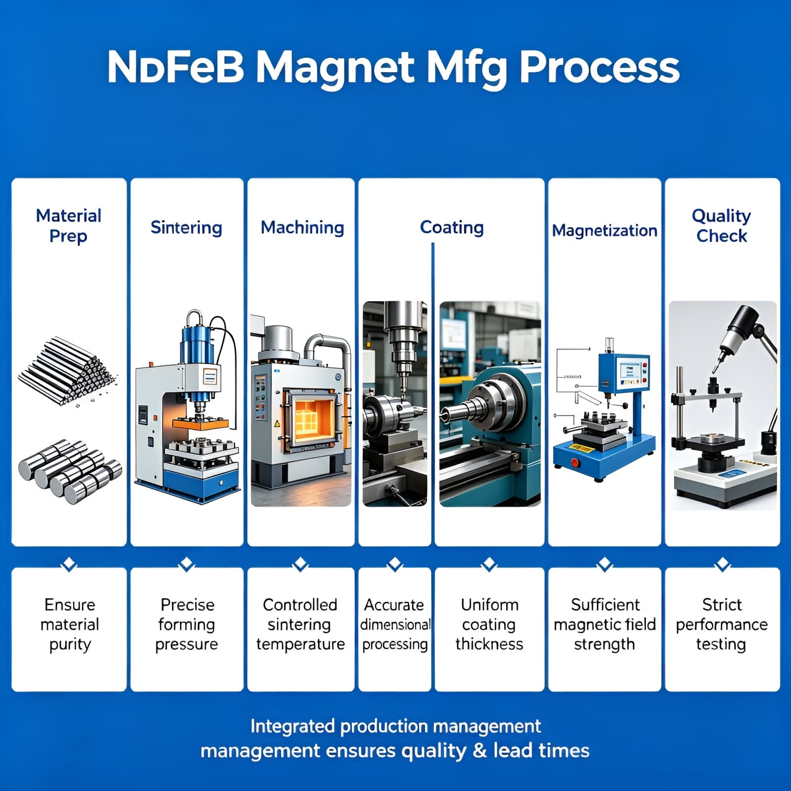 High Quality Neo Magnets Production