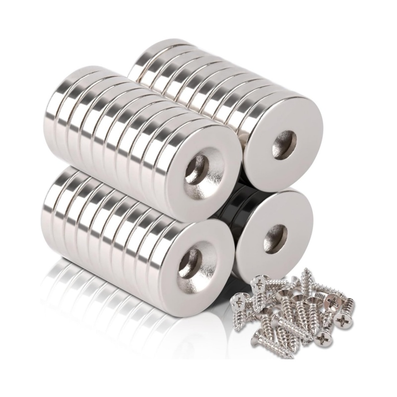 neodymium magnets with mounting holes