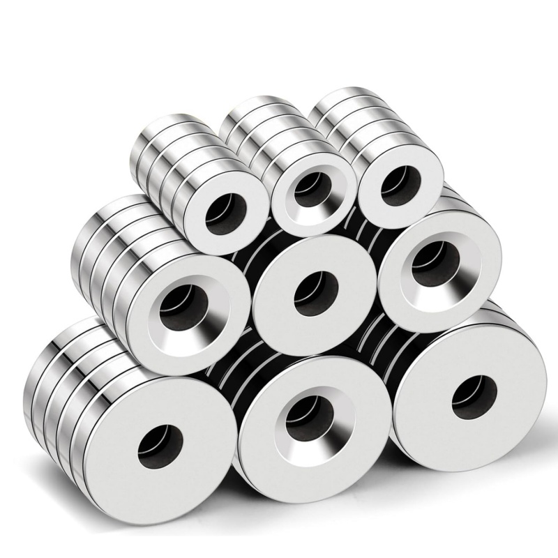 round neodymium magnets countersunk