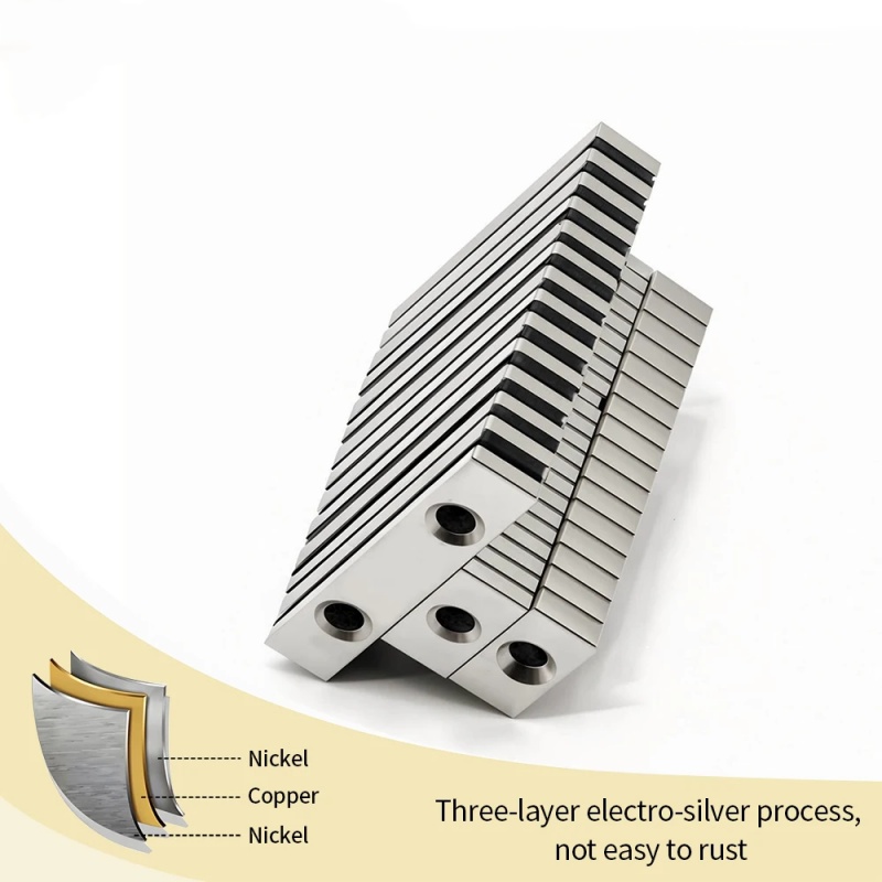 nickel plated countersunk magnets